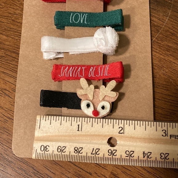 Rae Dunn Christmas CLIP BARRETTS - Picture 8 of 8